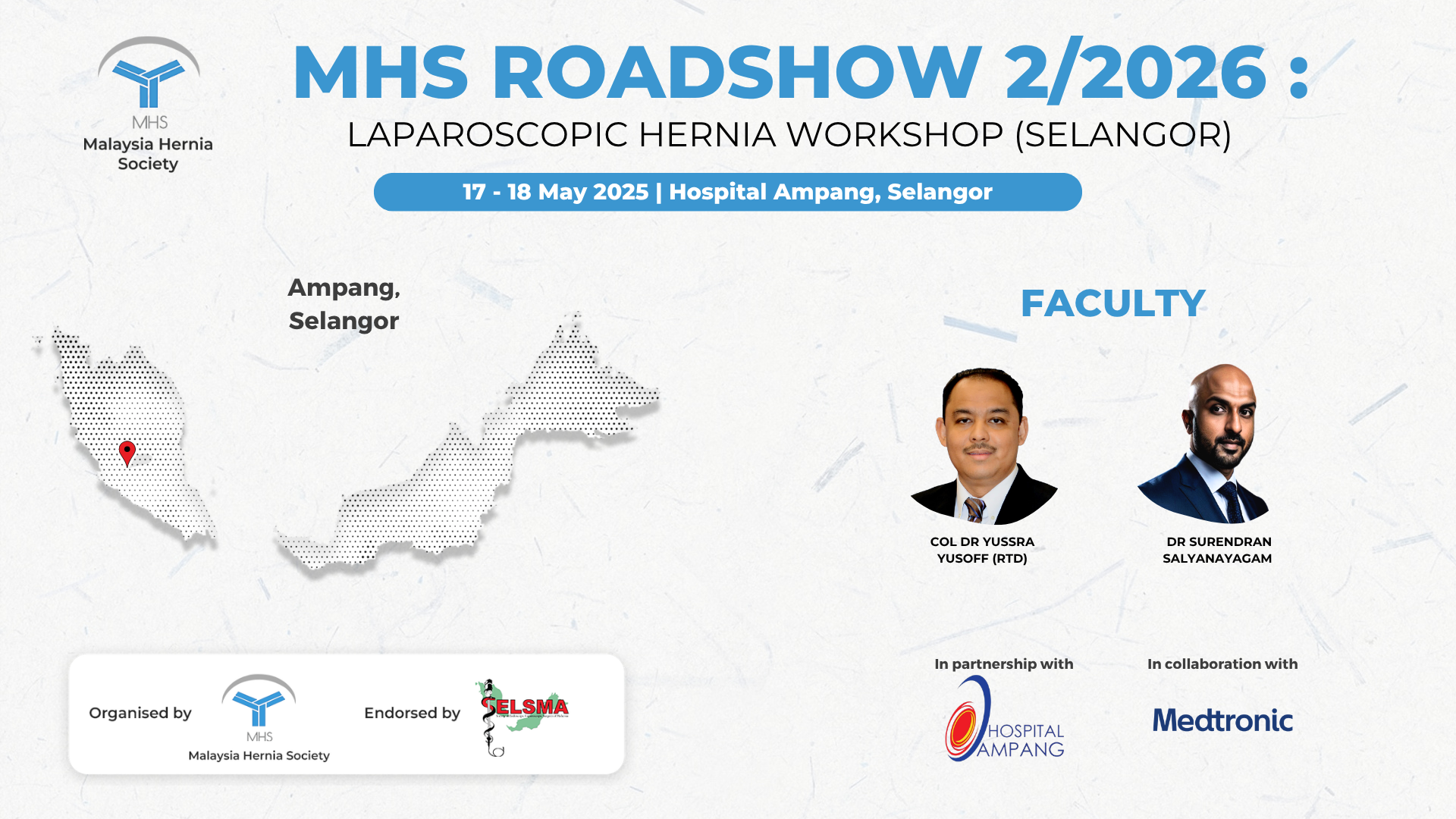 MHS Roadshow 2/2026:Hands-On Hernia Workshop
